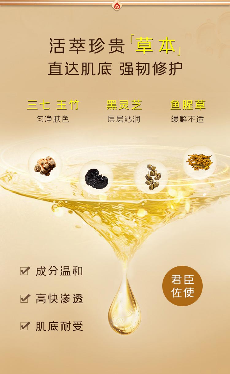 心清堂润颜菁萃水套盒成分与作用