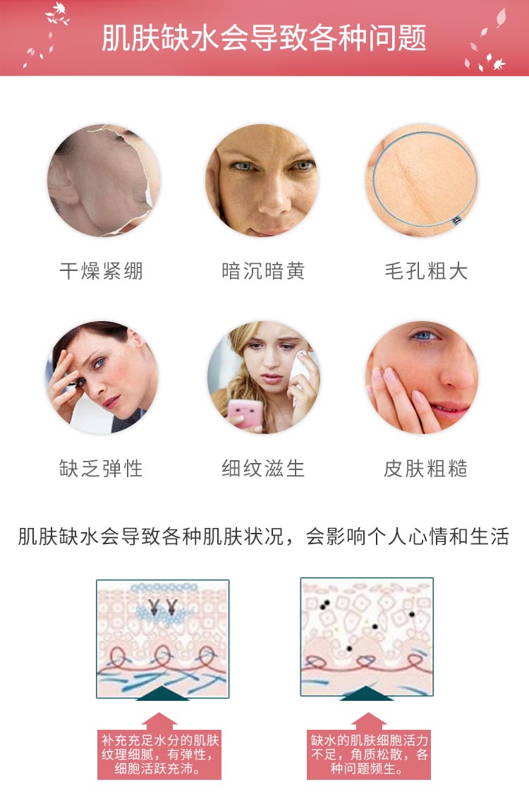 肌肤缺水问题