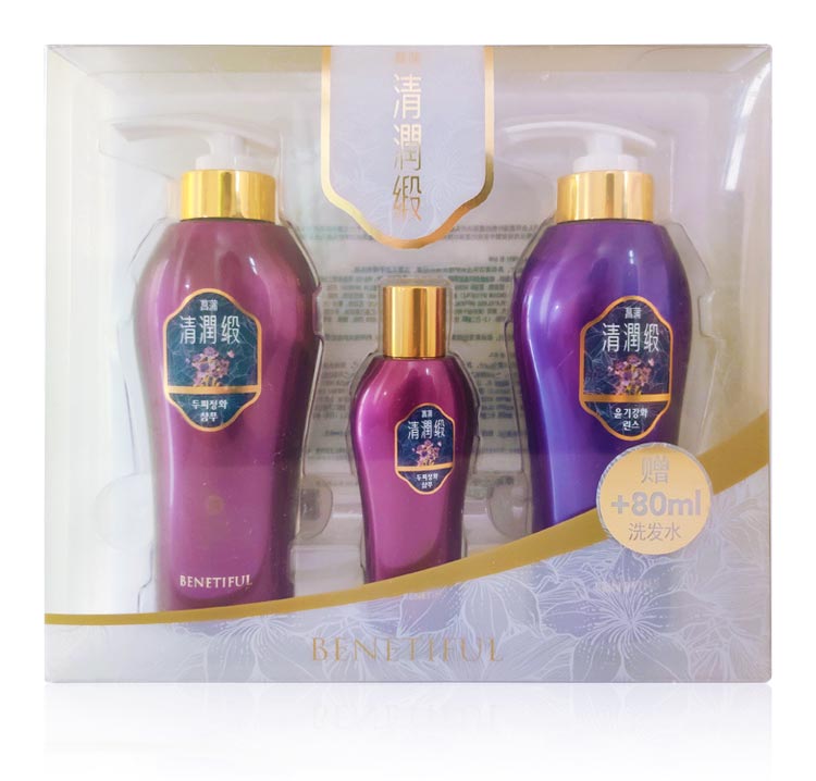 上海维娜蓓霓芬清润缎洗护套装包装正面图