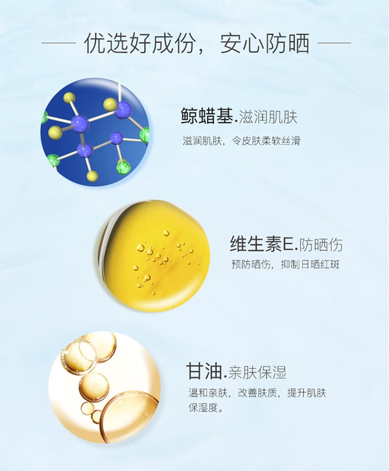 艾丽素美晟骄阳防晒乳液的成分作用