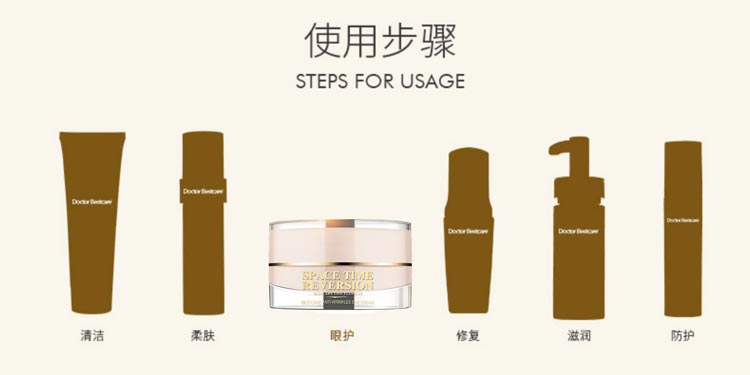 碧斯逆时空速感抗皱精华眼霜使用步骤