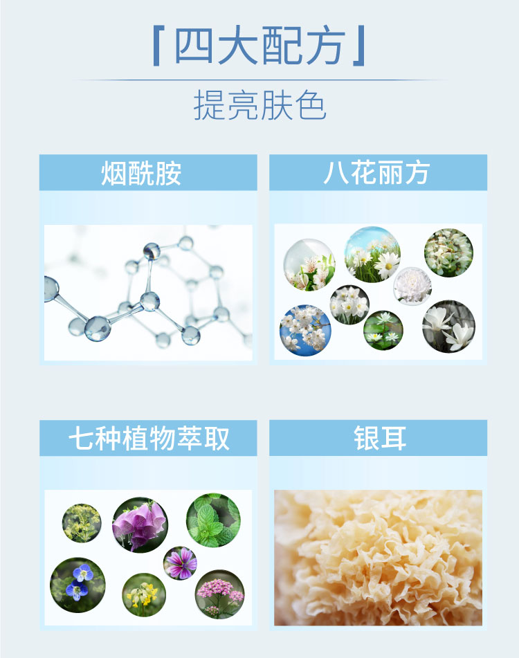 雪肌靓颜美白特护礼盒(S)成分介绍